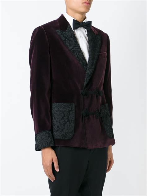 dolce gabbana mens velvet jacket|dolce gabbana jacket sale.